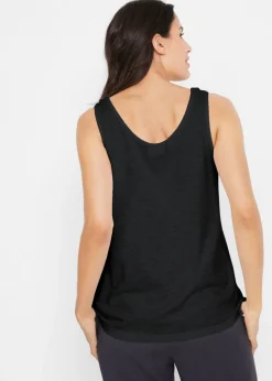 Top de algodón con detalle de nudo