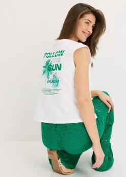 Top de algodón puro