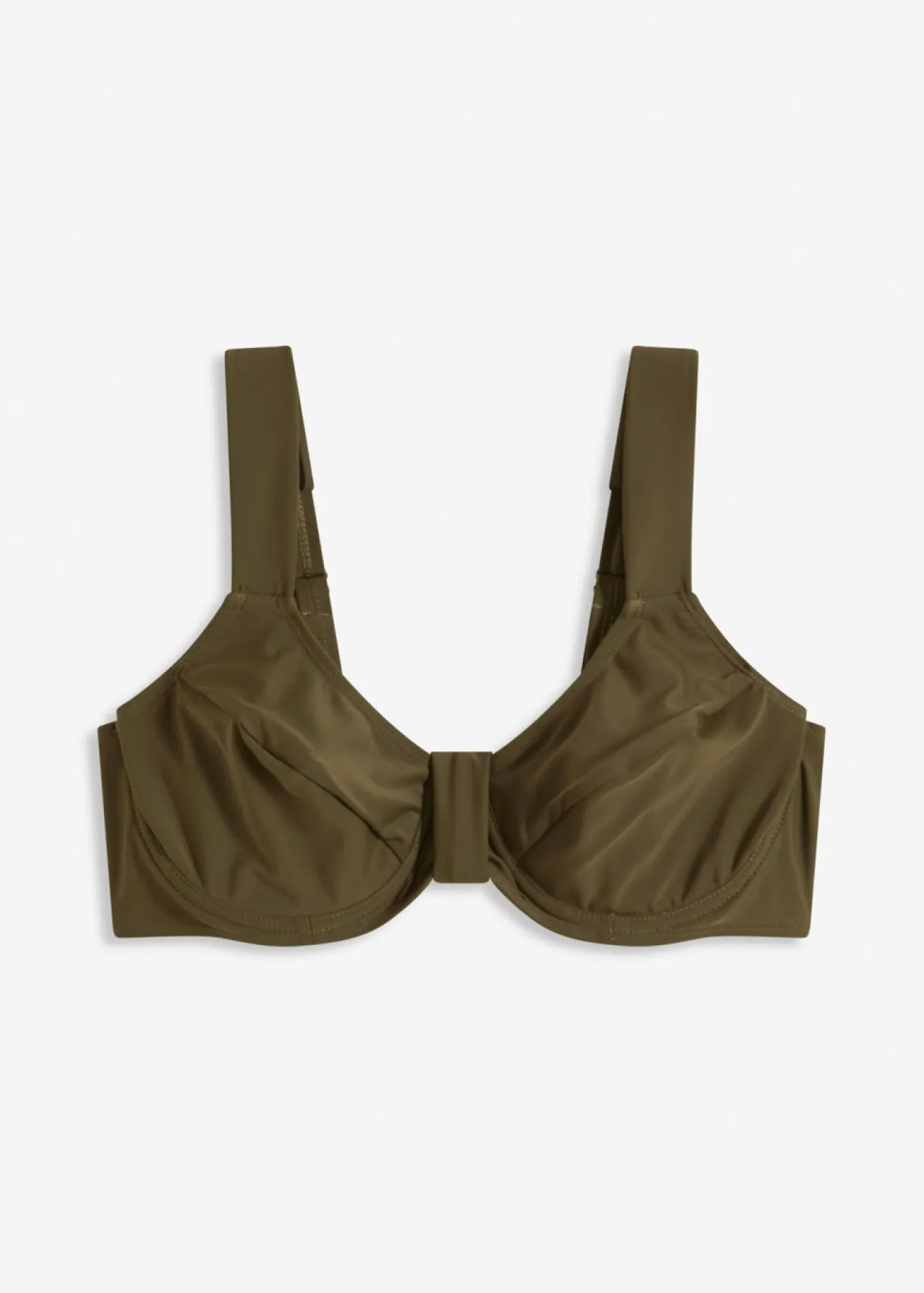 Top de bikini reductor con tirantes anchos