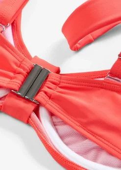 Top de bikini reductor con tirantes anchos