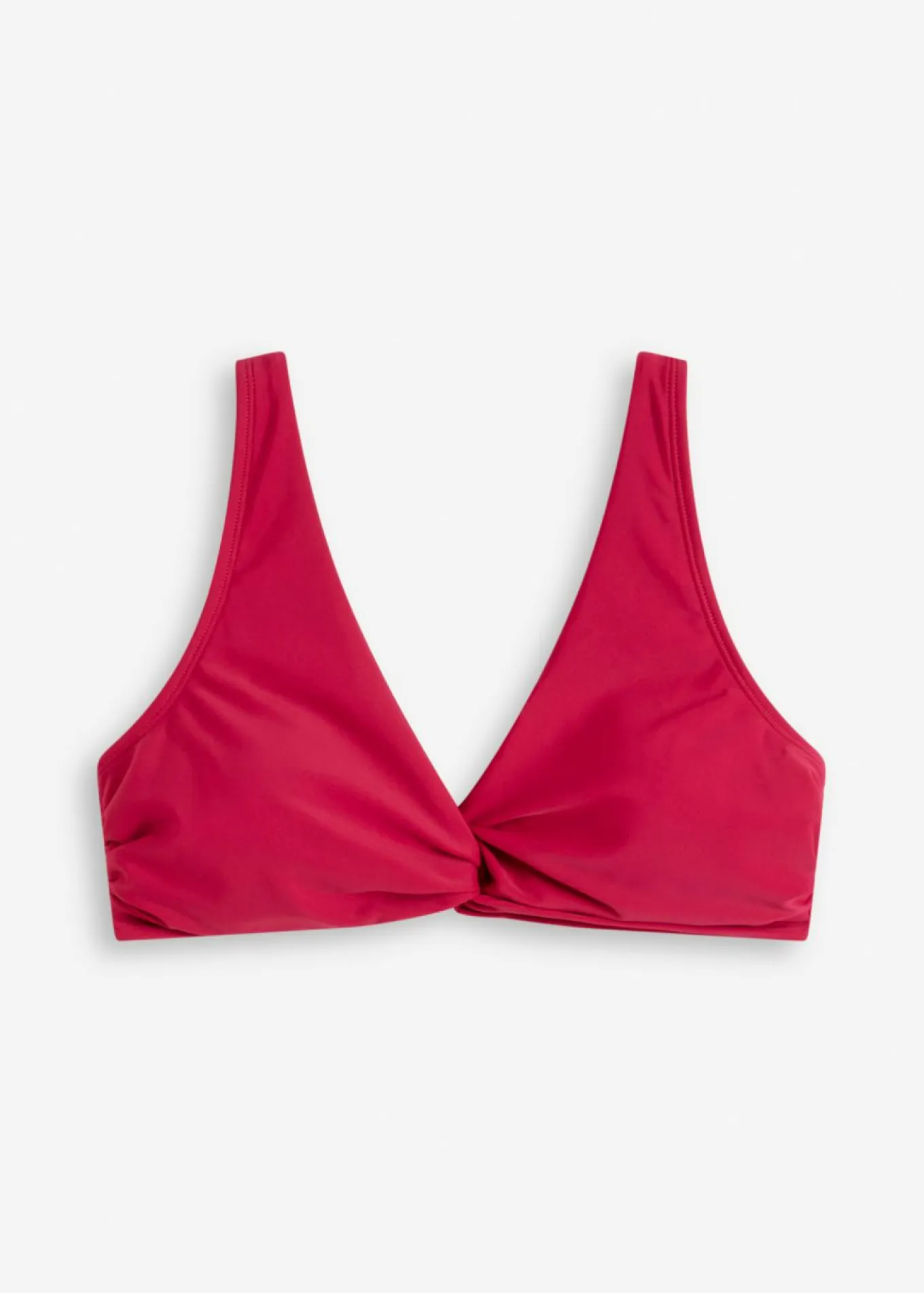 Top de bikini tipo bustier con detalle anudado