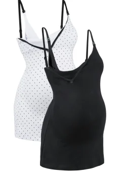 Top de lactancia con algodón orgánico (2 unidades)