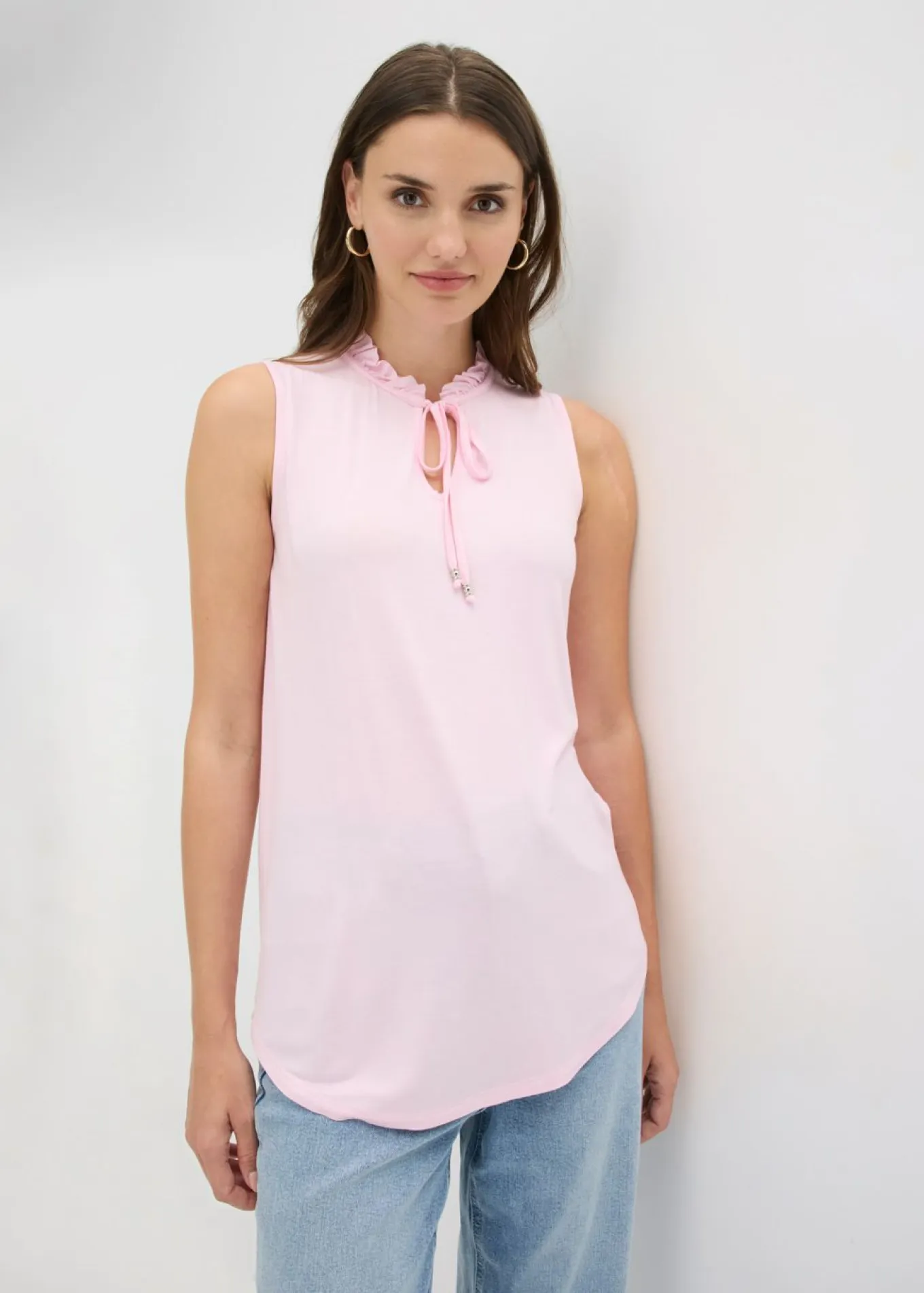 Top de mezcla de viscosa