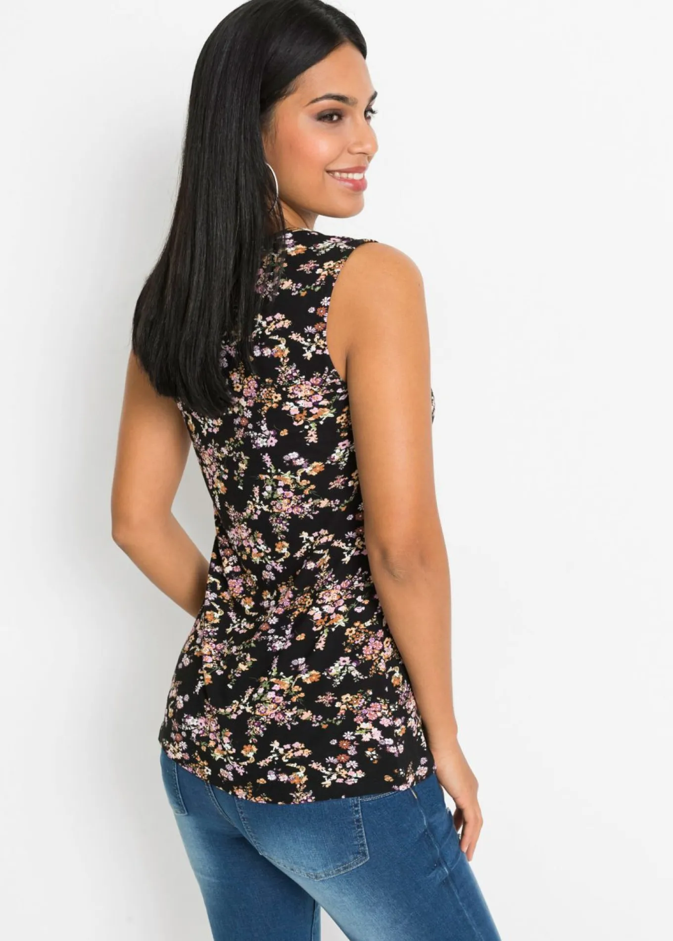 Top de mezcla de viscosa