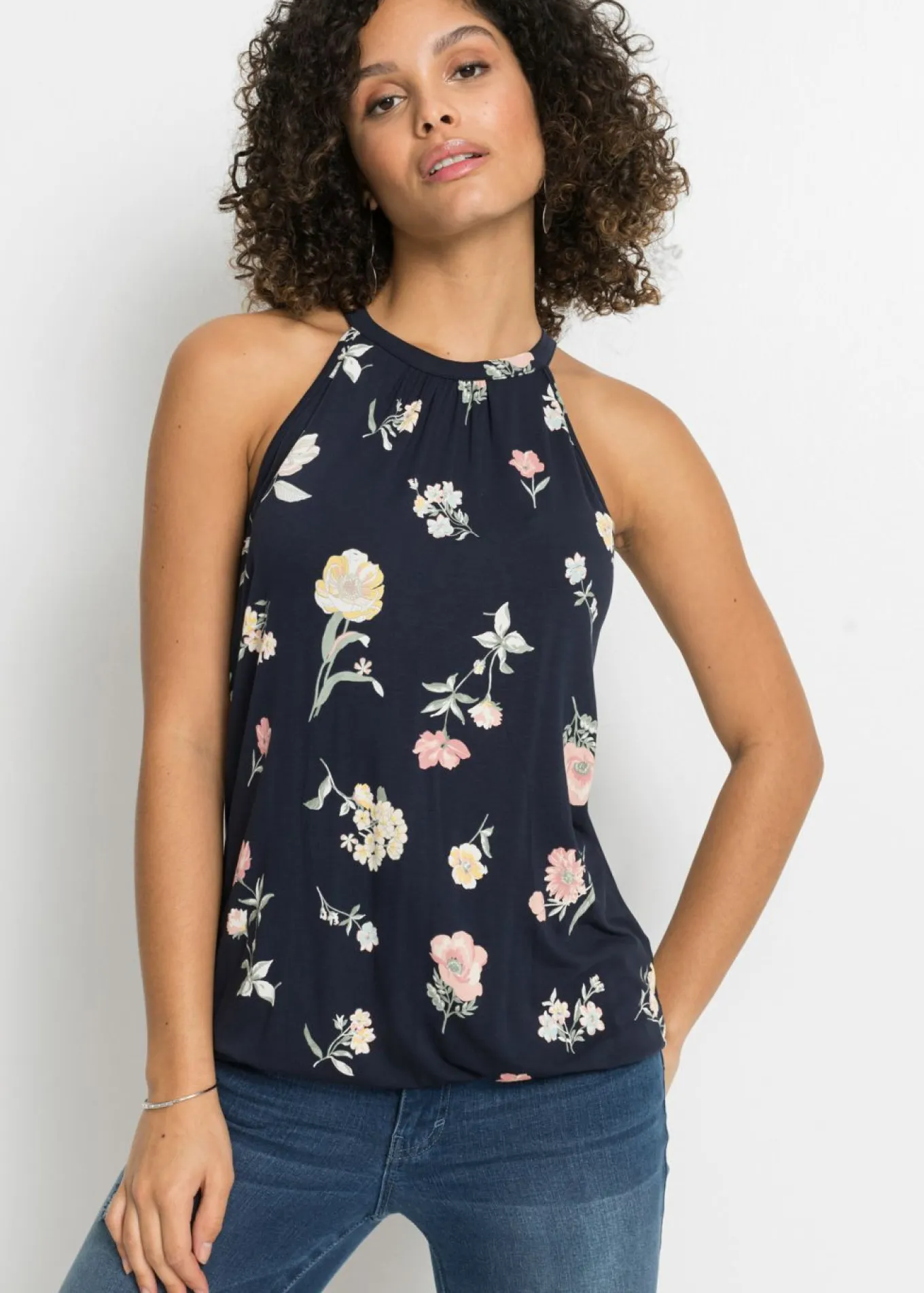 Top de mezcla de viscosa