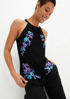 Top de mezcla de viscosa fluida