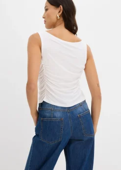 Top de mezcla de viscosa suave
