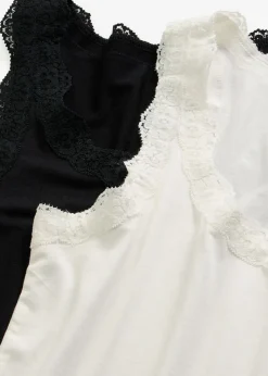 Top de mezcla de viscosa suave (2 unidades)