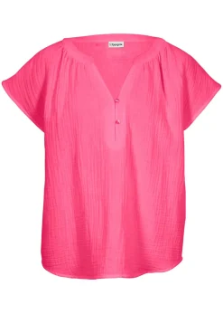 Top de muselina de algodón puro
