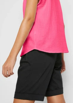 Top de muselina de algodón puro