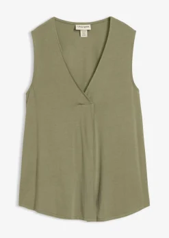 Top de suave mezcla de viscosa