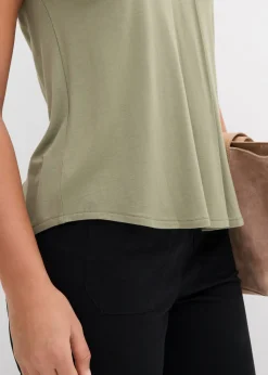 Top de suave mezcla de viscosa
