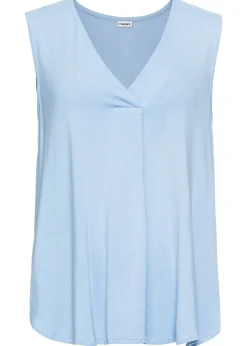 Top de suave mezcla de viscosa