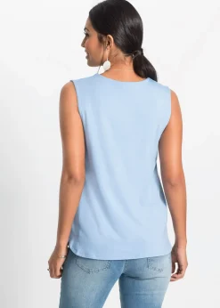 Top de suave mezcla de viscosa