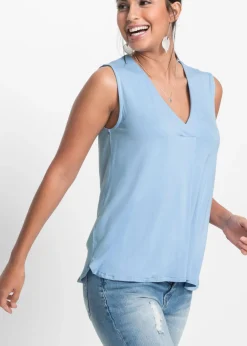 Top de suave mezcla de viscosa