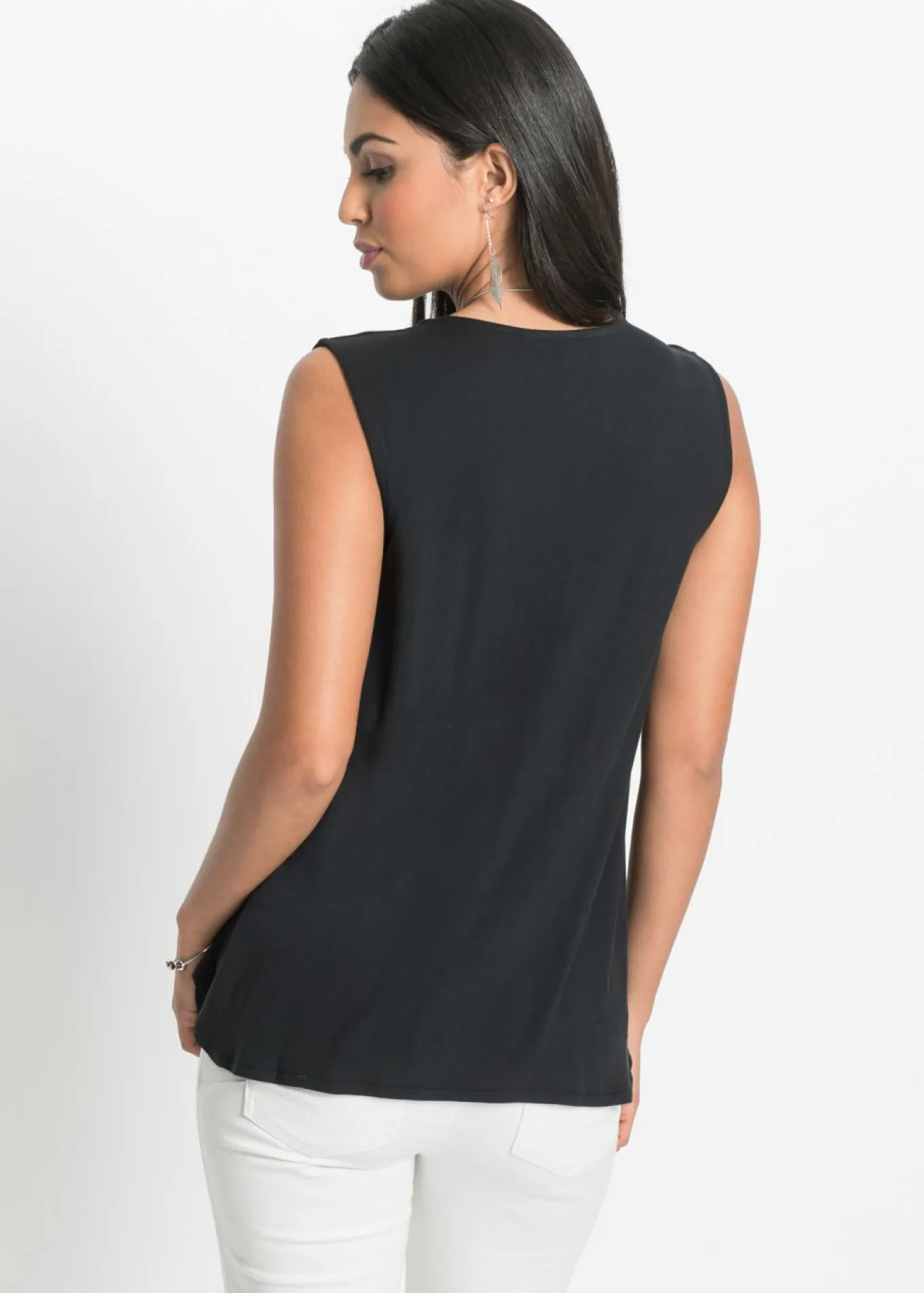 Top de suave mezcla de viscosa