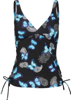 Top de tankini con cordones