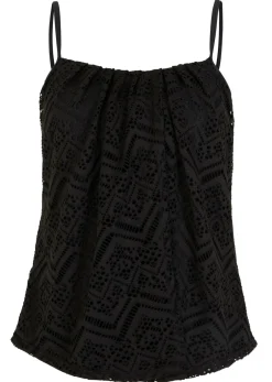 Top de tankini de encaje
