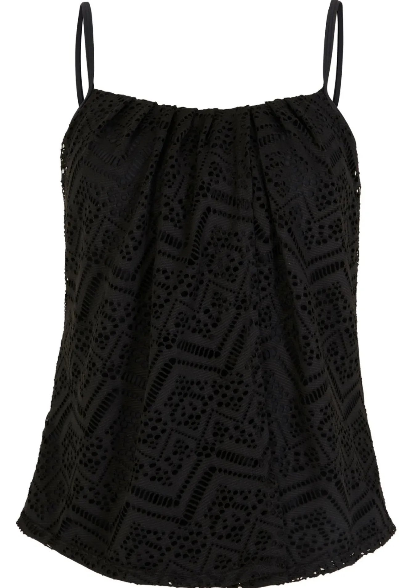 Top de tankini de encaje