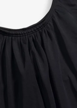 Top de tankini oversize con corte de globo