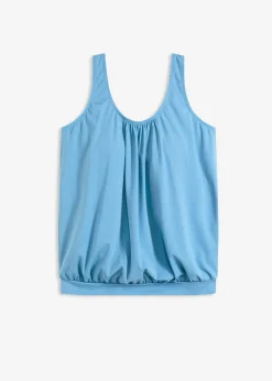 Top de tankini oversize con corte de globo