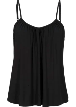 Top de viscosa fluida con tirantes finos