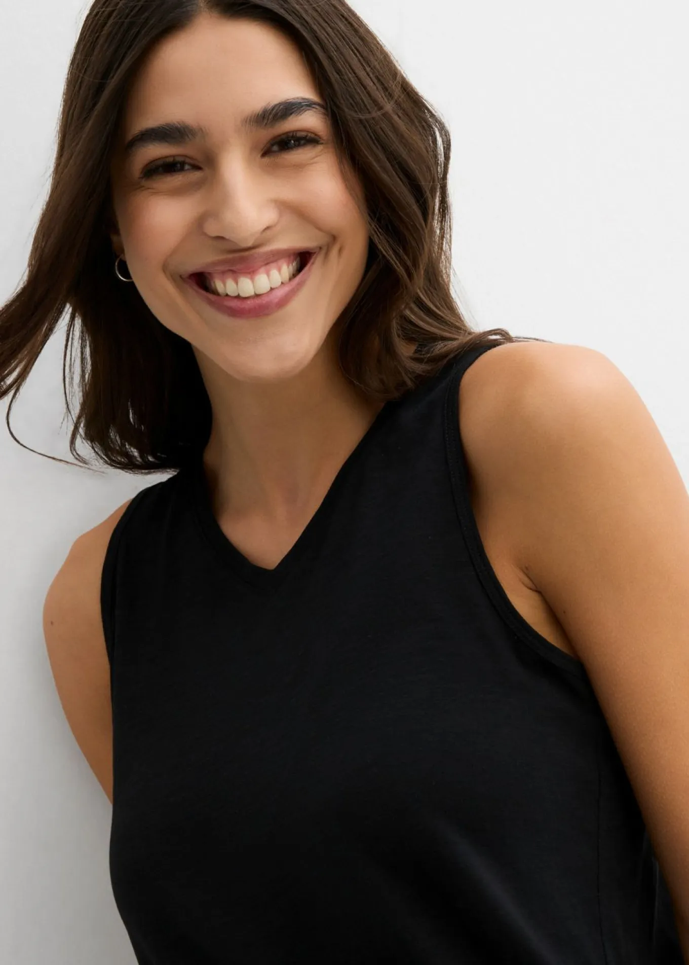 Top largo de algodón orgánico puro (2 unidades)