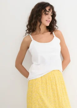 Top premamá/de lactancia de algodón orgánico (2 unidades)