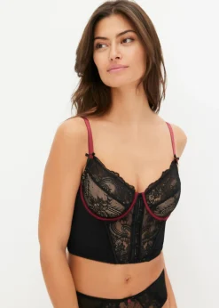 Top tipo corsé con aros