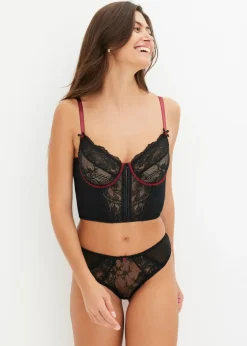 Top tipo corsé con aros