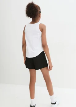 Top y falda pantalón (2 piezas) para niñas de algodón orgánico
