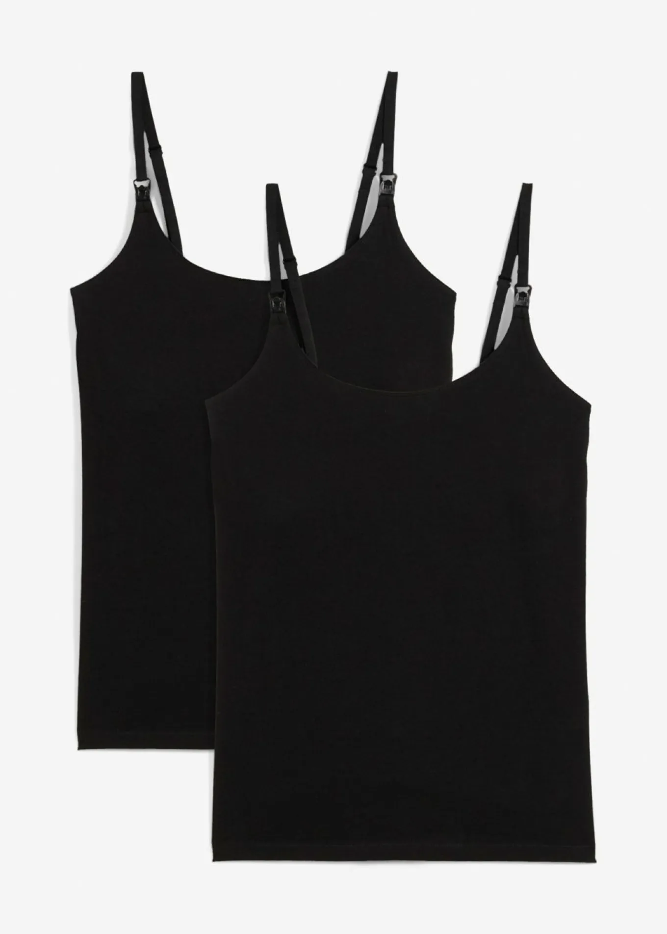 Tops de lactancia de algodón orgánico (2 unidades)