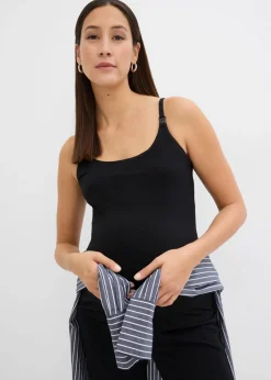Tops de lactancia de algodón orgánico (2 unidades)