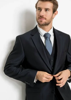 Traje con chaleco y corbata (4 piezas) con corte regular