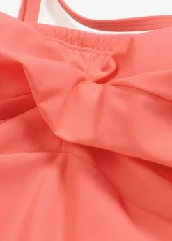 Traje de baño con efecto moldeador medio y aspecto cruzado