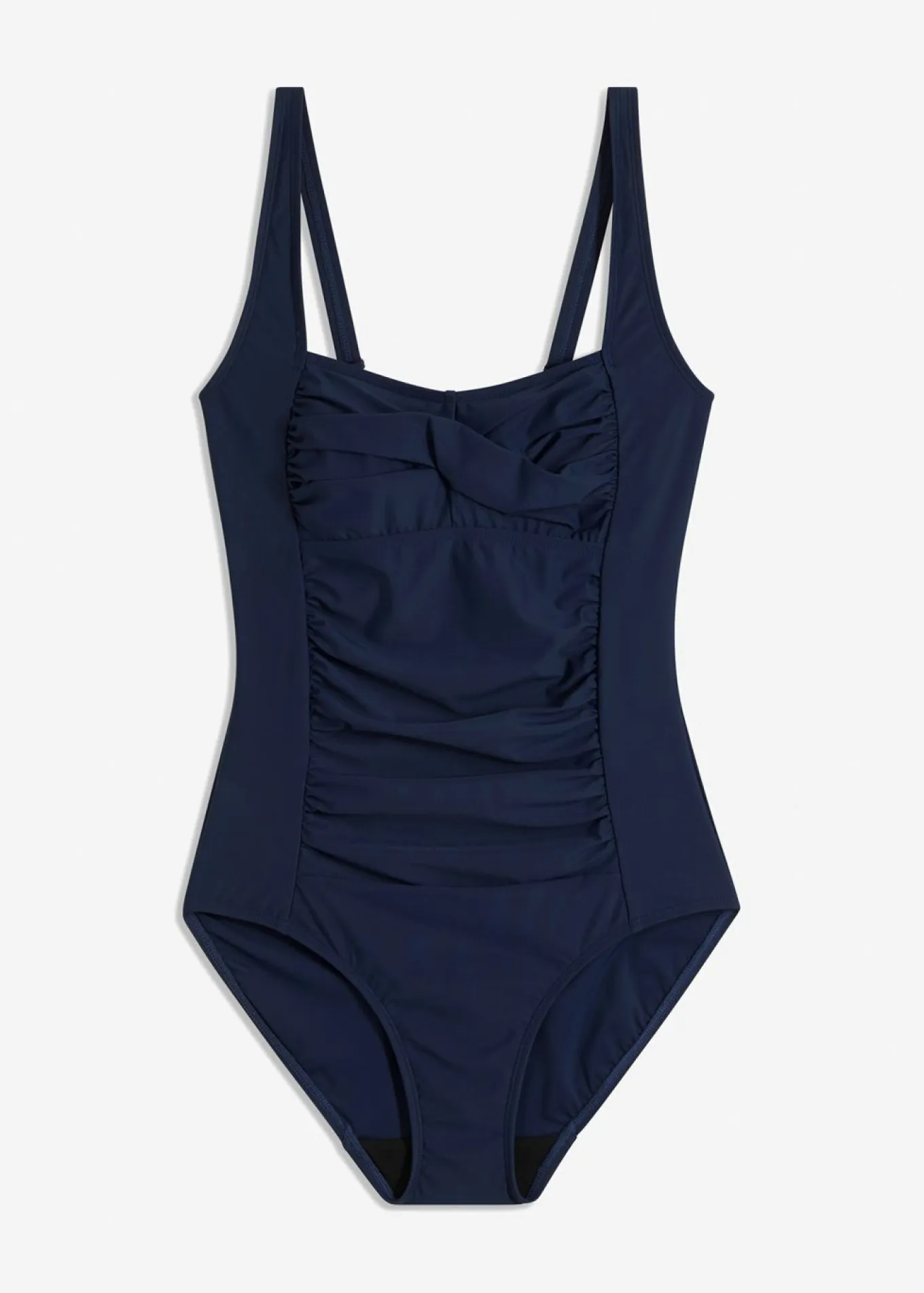 Traje de baño con efecto moldeador medio y aspecto cruzado
