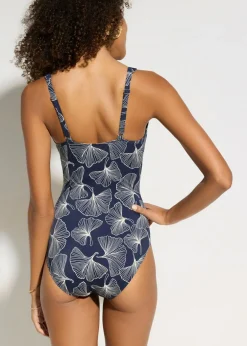 Traje de baño con escote en V