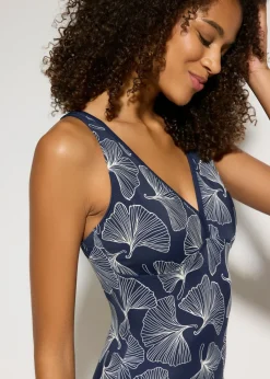 Traje de baño con escote en V