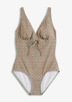 Traje de baño con ligero efecto moldeador