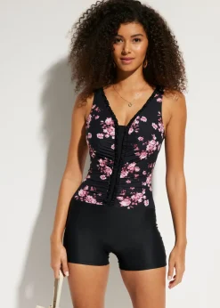 Traje de baño con ligero efecto moldeador