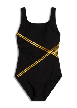 Traje de baño con ligero efecto moldeador