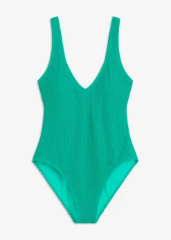Traje de baño estructurado con escote pronunciado