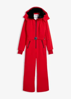 Traje de esquí de softshell con forro cálido y material impermeable