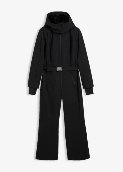 Traje de esquí de softshell con forro cálido y material impermeable