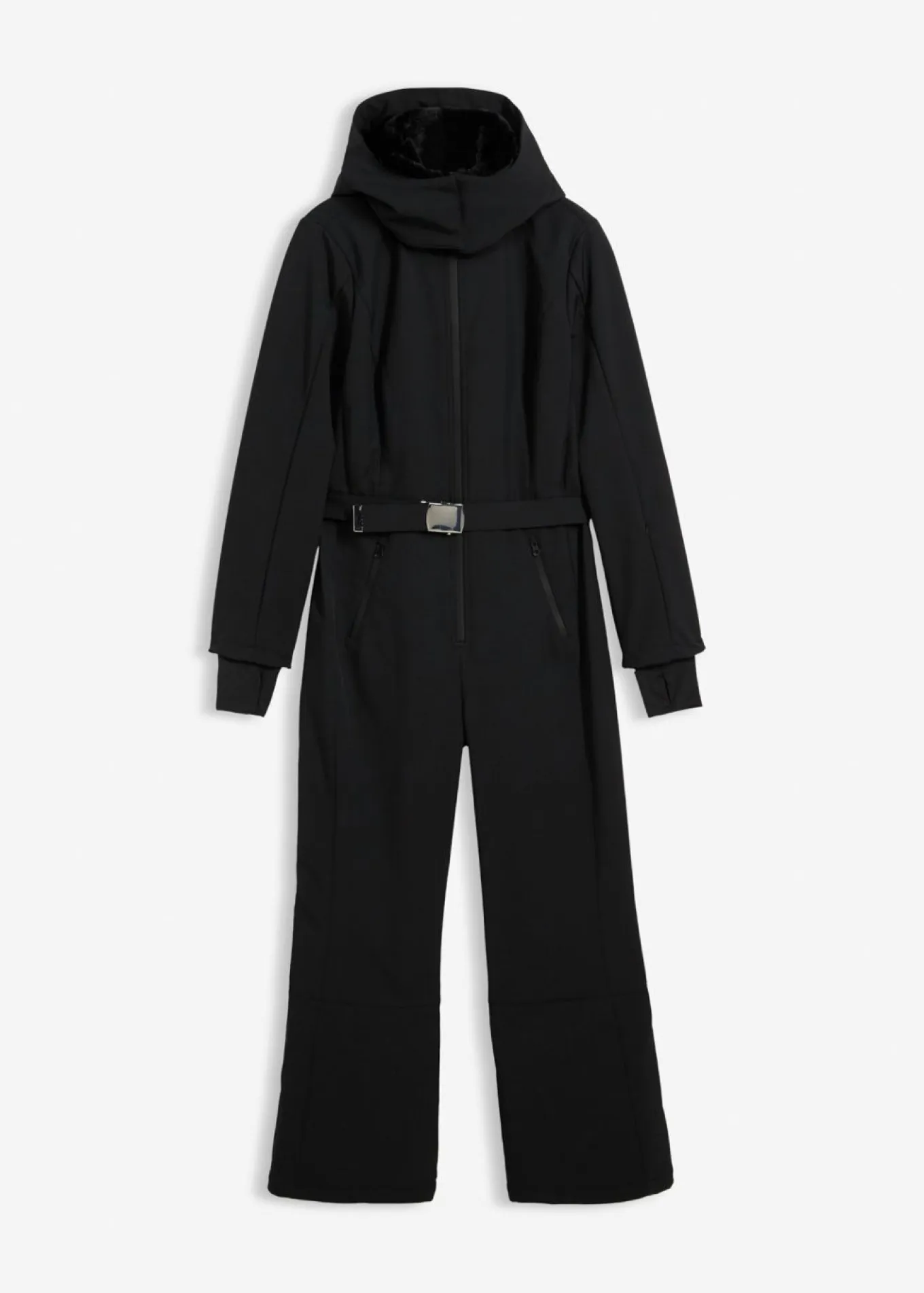 Traje de esquí de softshell con forro cálido y material impermeable