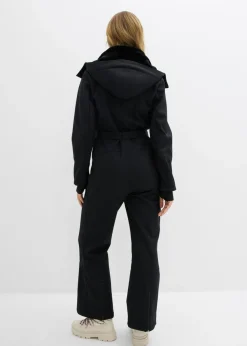 Traje de esquí de softshell con forro cálido y material impermeable