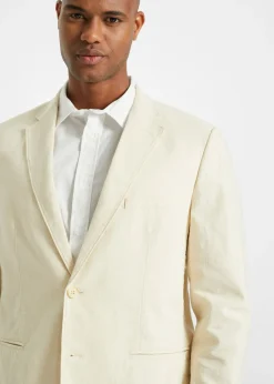 Traje de mezcla de lino ligero, regular fit (2 piezas)