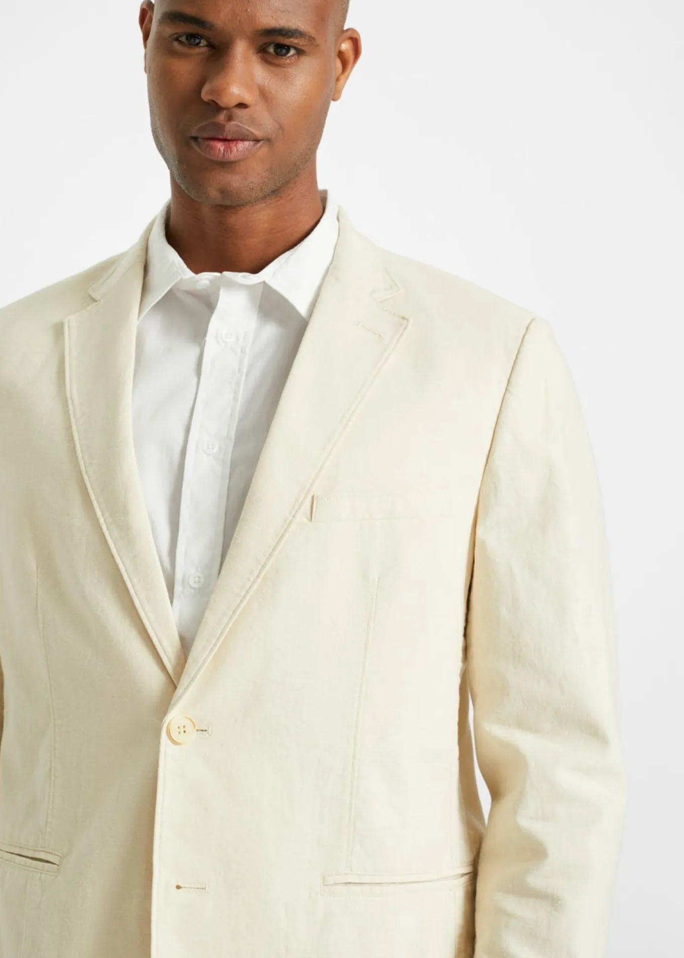 Traje de mezcla de lino ligero, regular fit (2 piezas)