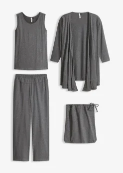 Traje para estar por casa (3 piezas) con viscosa