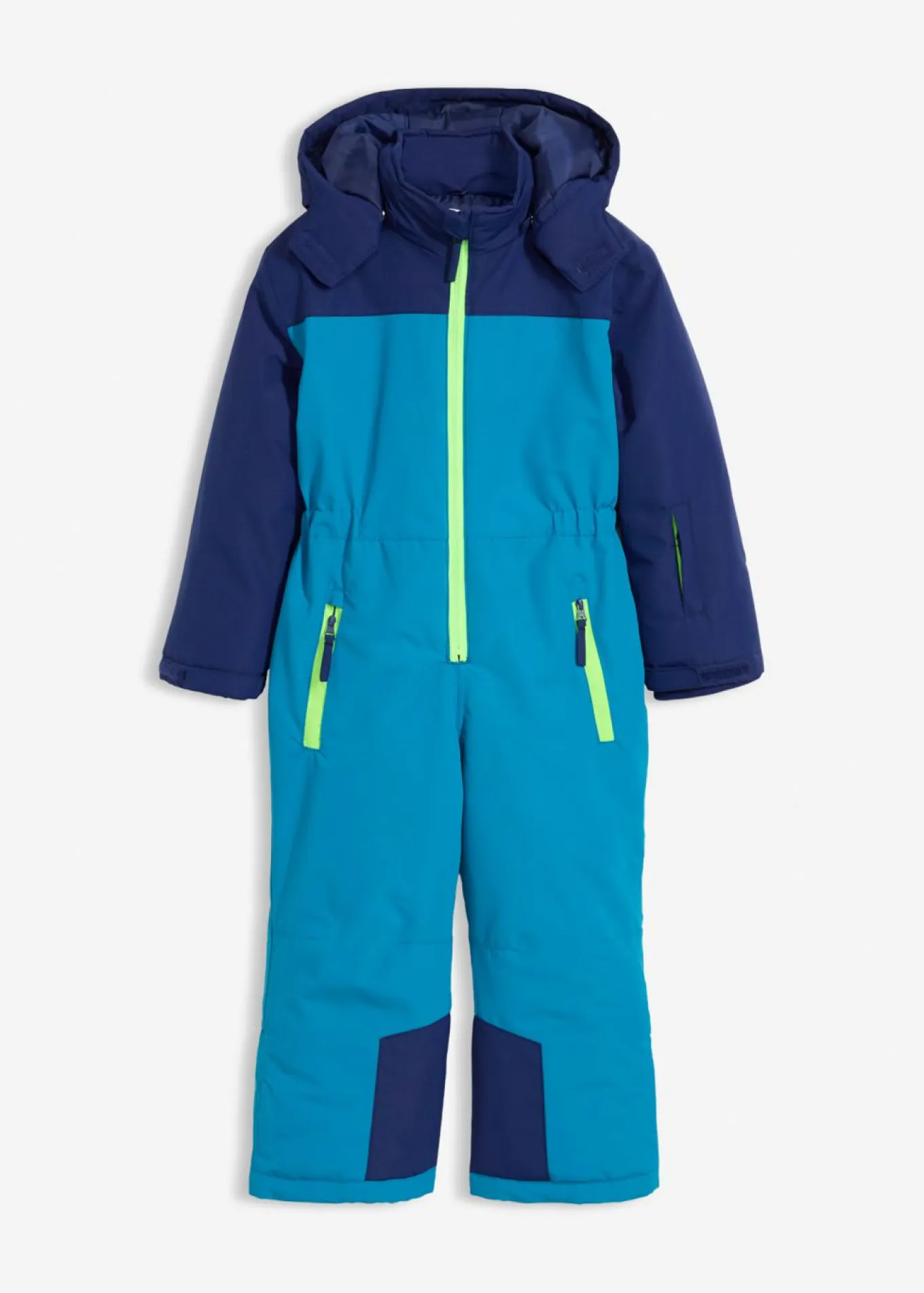 Traje para la nieve con forro cálido, capucha desmontable y detalles reflectantes